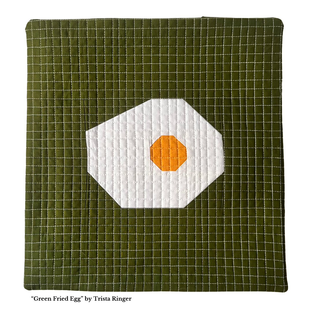 Olive Fried Egg Wall Hanging