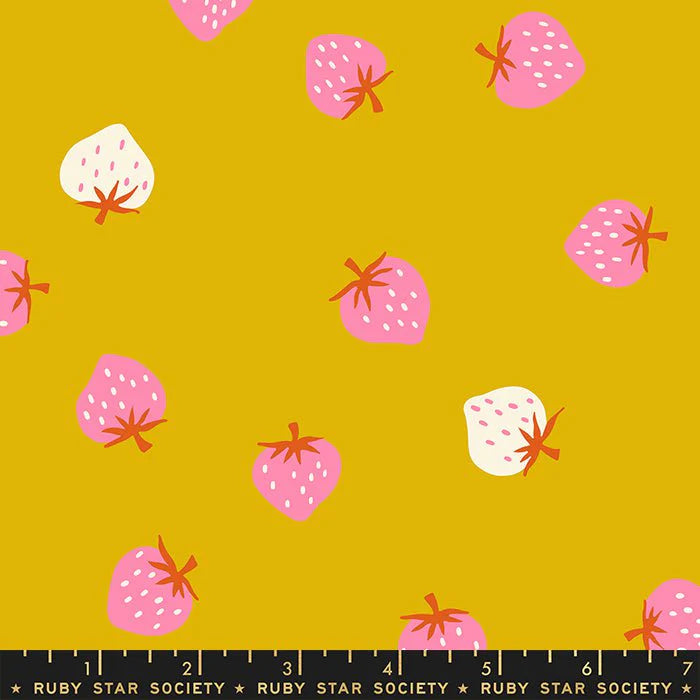 No. 017 Golden Strawberry Bandana