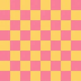 No. 029 Pink/Yellow Check Bandana